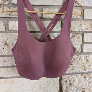 lululemon athletica Mauve Cross-Back Wireless Sports Bra